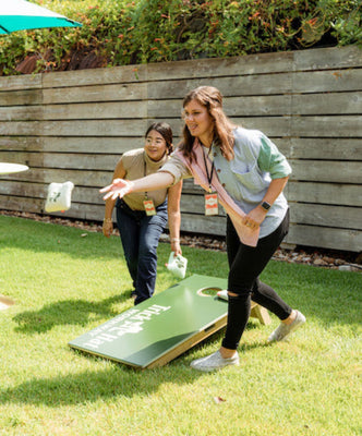 Load image into Gallery viewer, Partner Pro Wedding &amp; Event Cornhole with Custom Bags - Treated Birch Plywood
