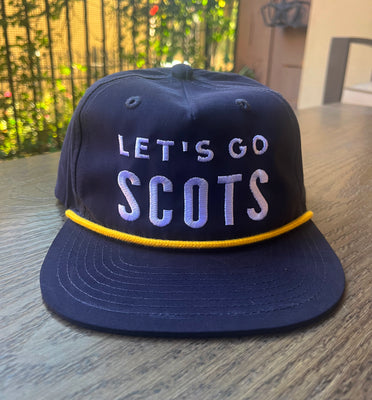 Load image into Gallery viewer, &quot;Let&#39;s Go Scots&quot; Roper Pinch Snapback
