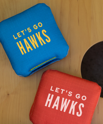 Load image into Gallery viewer, Tailgate Series Bags (Set of 8) - Let&#39;s Go Hawks
